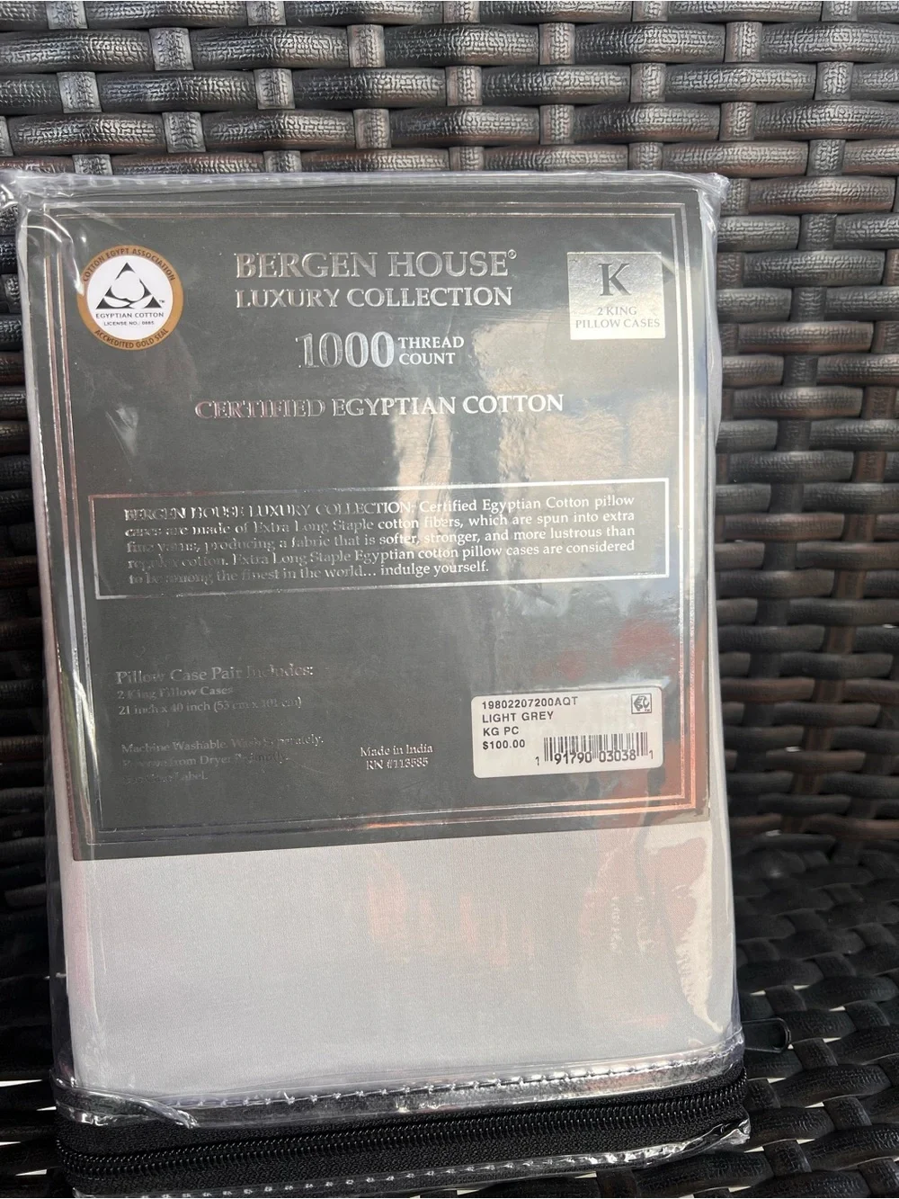 ✨New Bergen House Luxury Collection 1000 Thread Count King Pillowcases✨